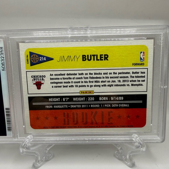 Jimmy Butler 2012 Panini Past & Present RC PSA 10 GS Warriors Heat Rookie Fresh - Picture 4 of 4